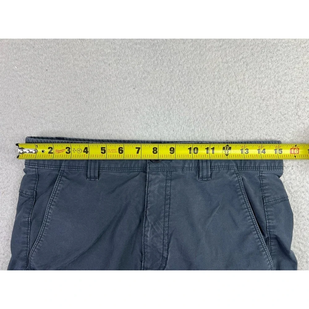 Eddie Bauer Pants Mens 30x30 Gray Canvas Stretch Chino Regular Fit Travel Casual